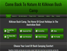 Tablet Screenshot of bushcamping.com.au